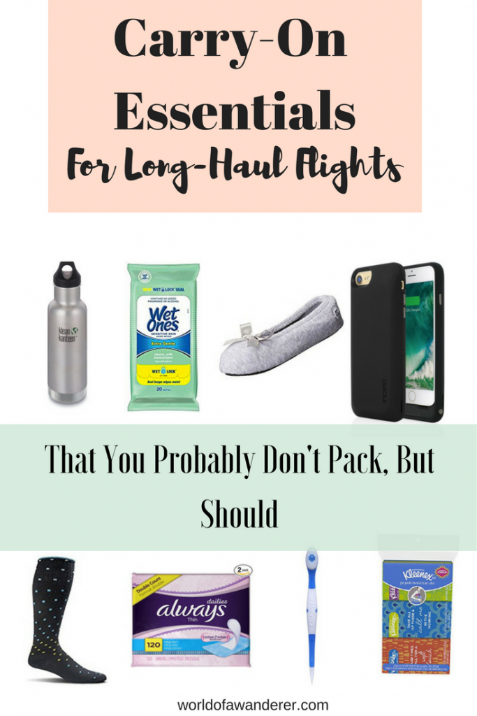 Carry-On Essentials for Long-Haul Flights (That You Probably Don't Pack, but Should)