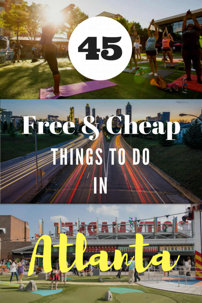 45 Free & Cheap Things to Do in Atlanta www.worldofawanderer.com