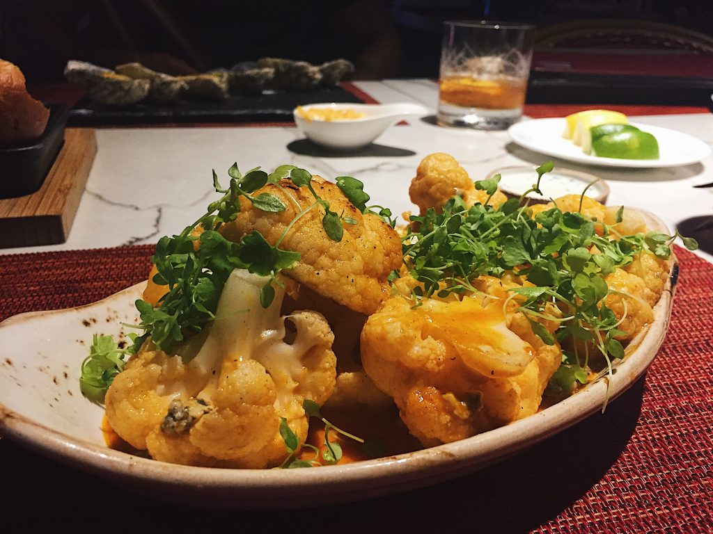 Buffalo Cauliflower at AG Ritz Carlton, Atlanta