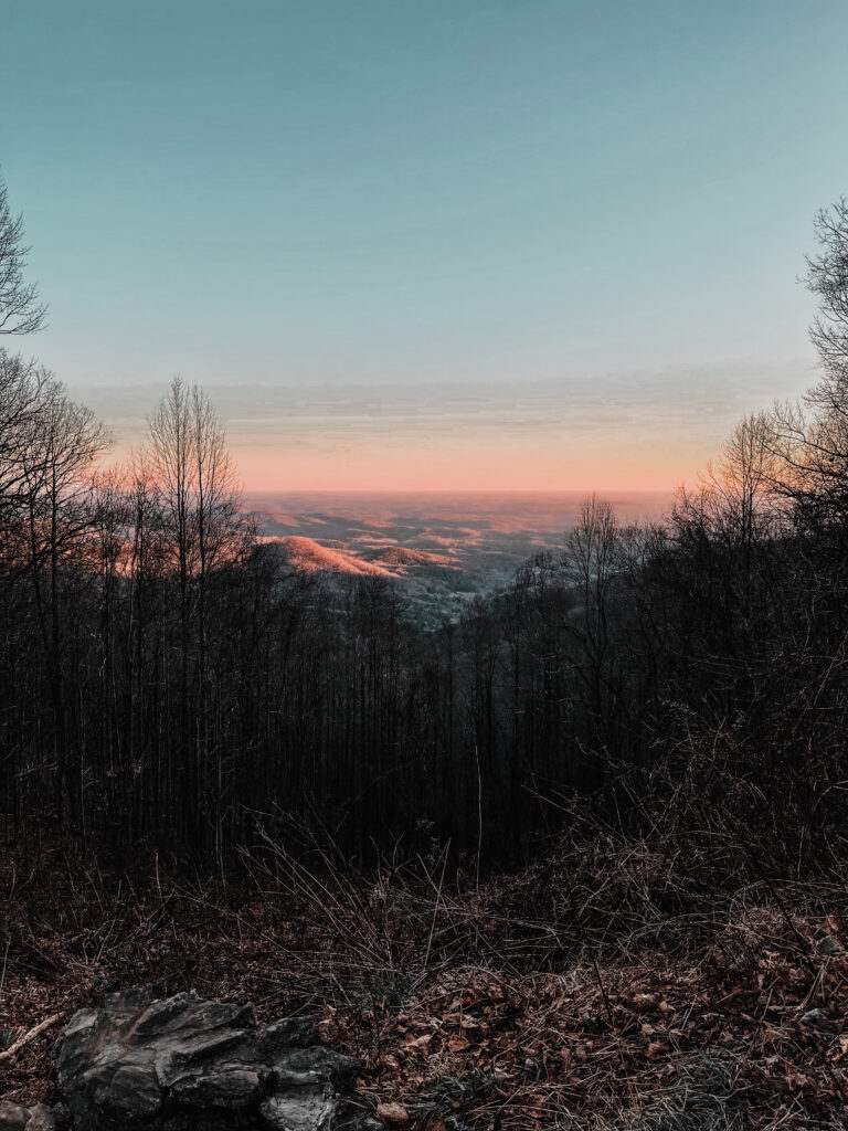 Views of the Georgia Mountain at Getaway House Atlanta