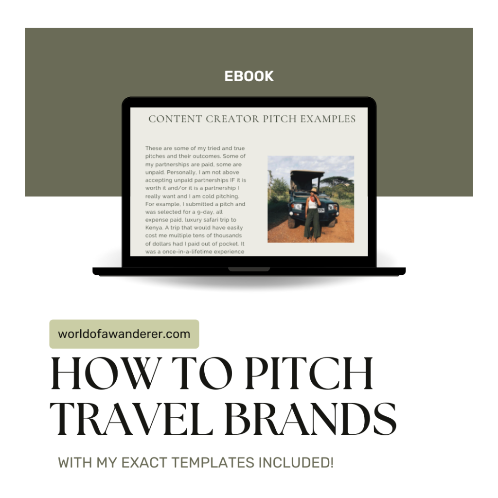 Pitch travel brands templates