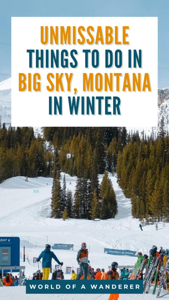 Things to do in Big Sky Montana in Winter