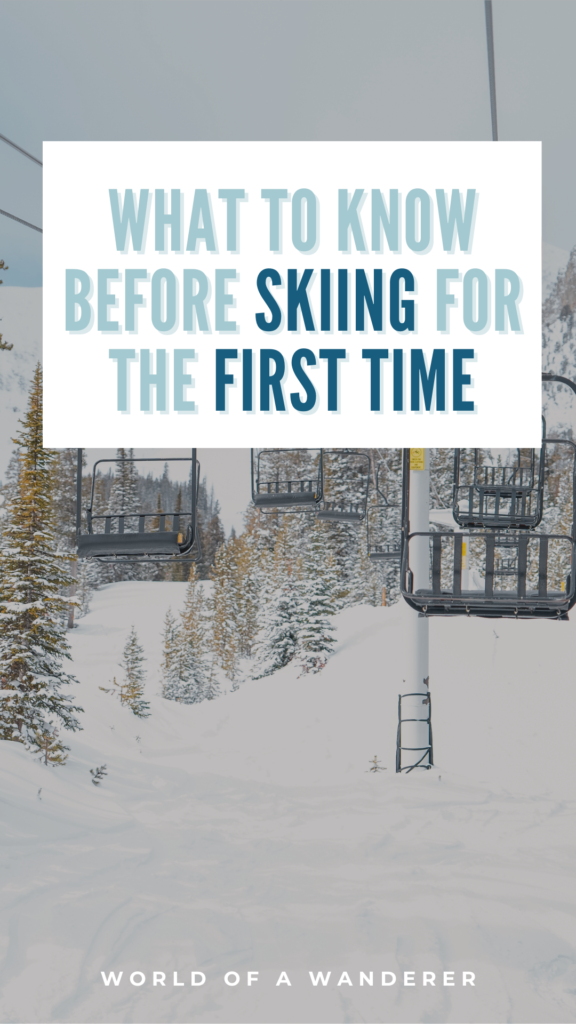 What to know before skiing for the first time