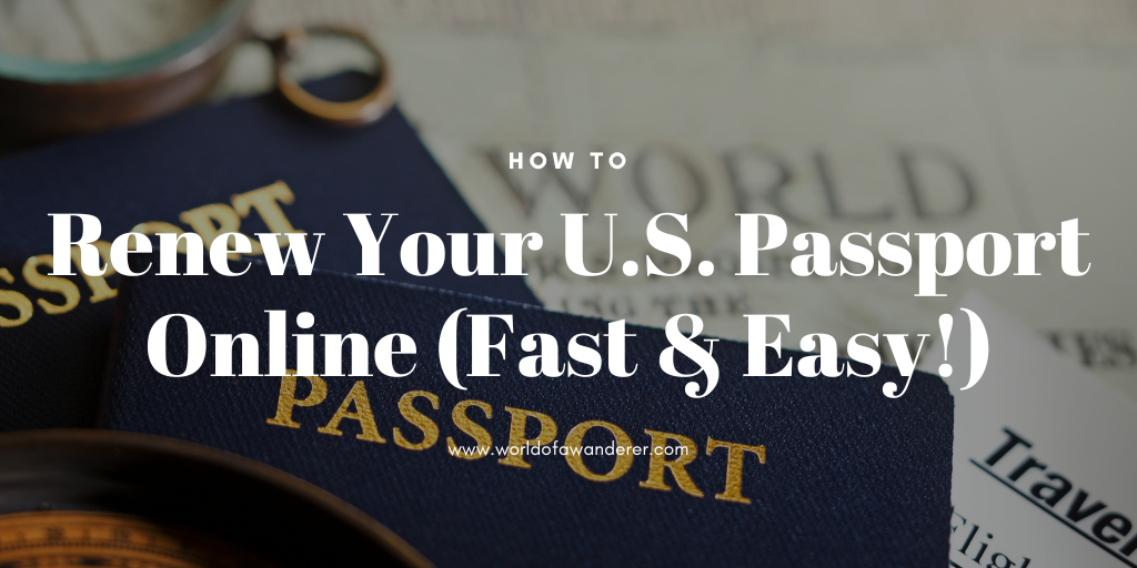 How to Renew Your U.S. Passport Online (Fast & Easy!)